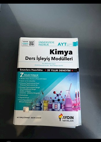 Aydın Yayınları AYT Kimya Ders İşleyiş Modülleri