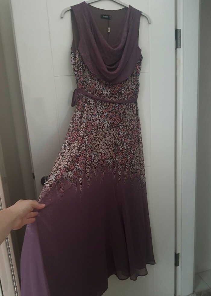 Uzun elbise(leylak renginde - Görsel 3