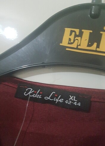 Kat etekli saten elbise - Görsel 7