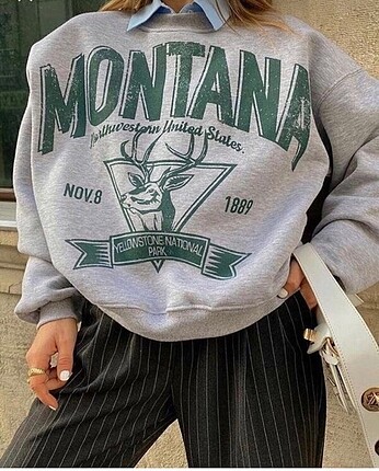 Montana ve Berkeley L Beden Sweat