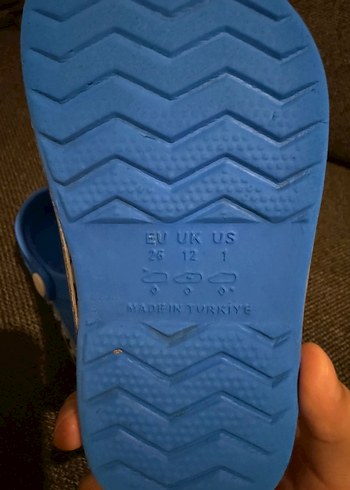 Mavi Baskılı Çocuk Terliği - Görsel 3