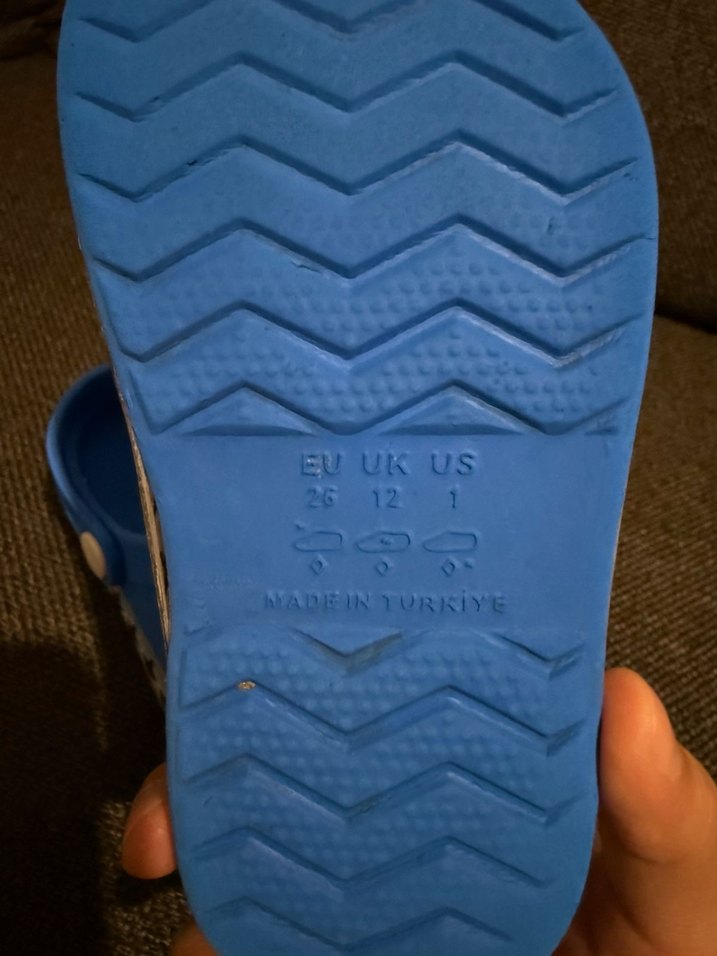 Mavi Baskılı Çocuk Terliği - Görsel 3