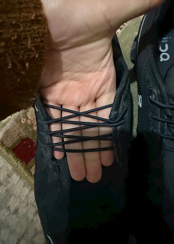 Siyah Erkek Spor Ayakkabı Velcro Detaylı - Görsel 5