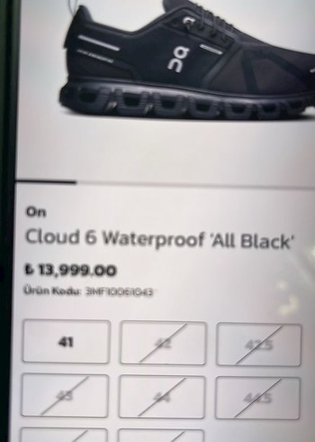 Siyah Erkek Spor Ayakkabı Velcro Detaylı - Görsel 7