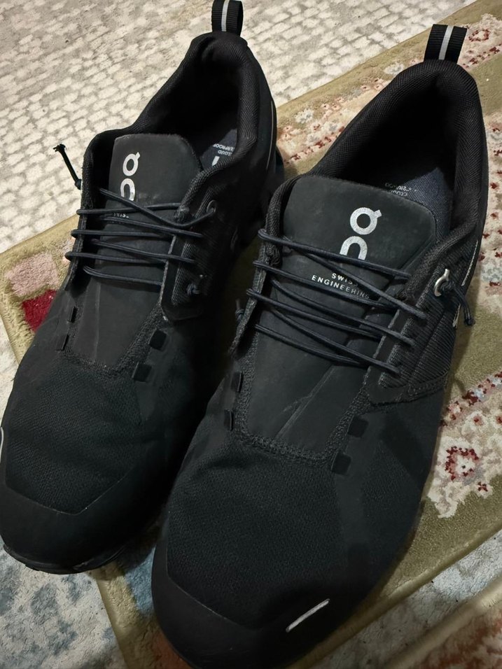 Siyah Erkek Spor Ayakkabı Velcro Detaylı - Görsel 3