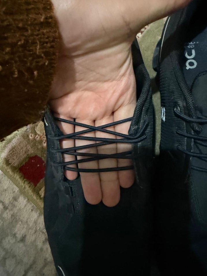 Siyah Erkek Spor Ayakkabı Velcro Detaylı - Görsel 5