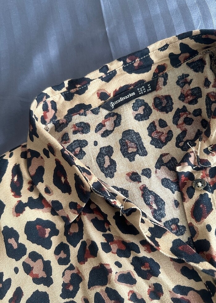 Elbise leopar desen - Görsel 3