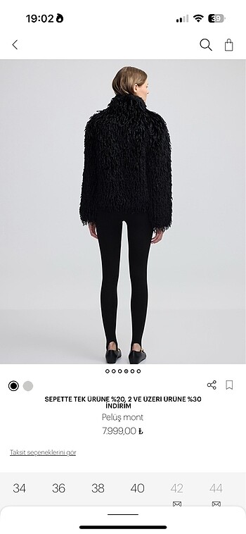 Peluş mont - Görsel 3