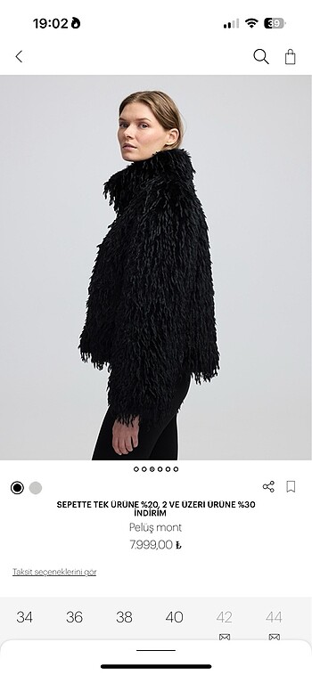 Peluş mont - Görsel 4