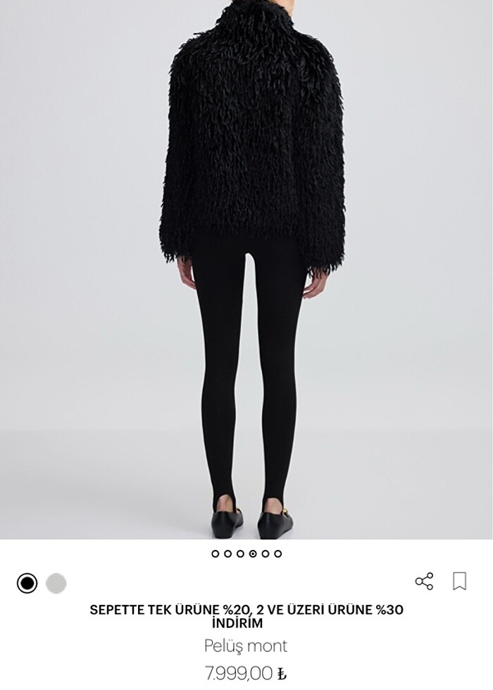 Peluş mont - Görsel 3