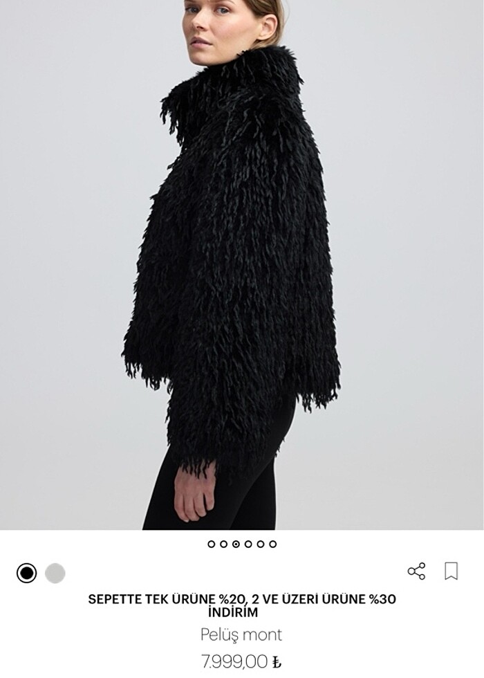 Peluş mont - Görsel 4