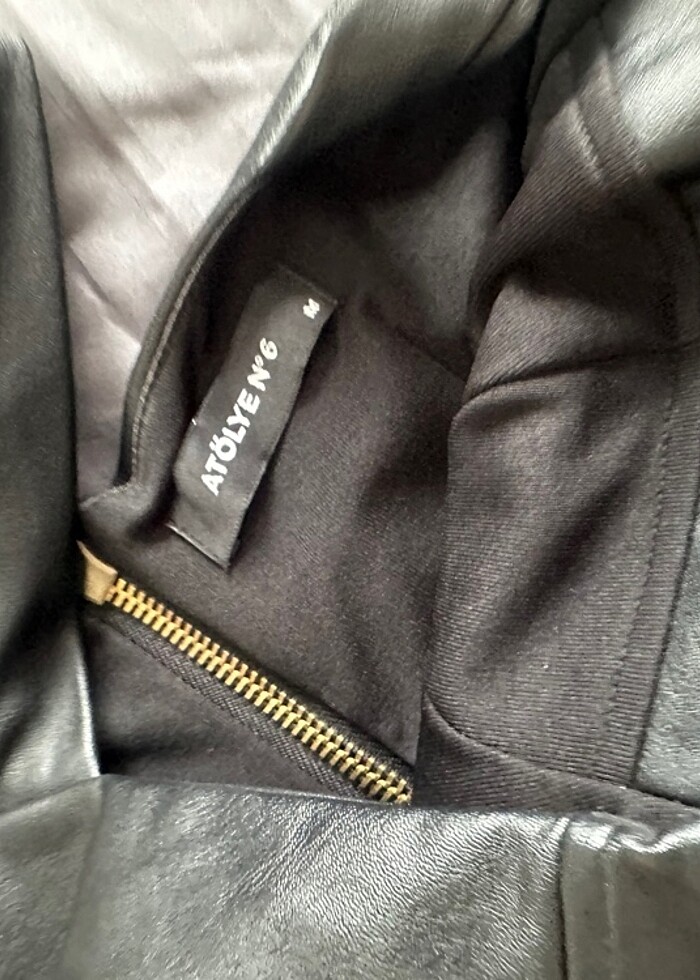 Deri elbise - Görsel 5