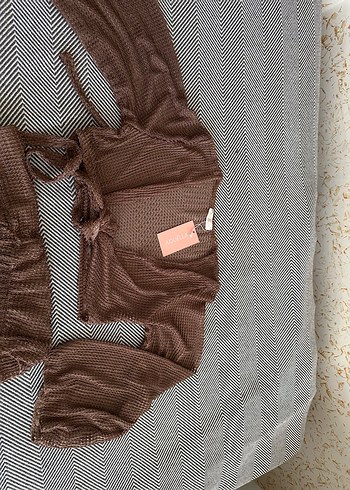 Crop-pantolon file dokulu - Görsel 4