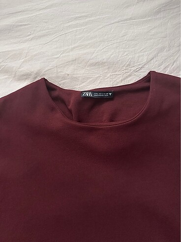 l Beden Zara Vücuda Oturan İnterlok Sweatshirt