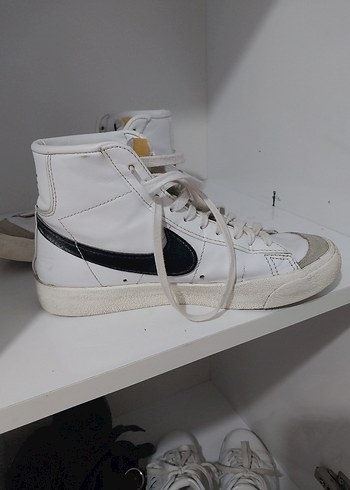38 Beden Beyaz Bağcıklı Stiletto Topuklu Spor Ayakkabı