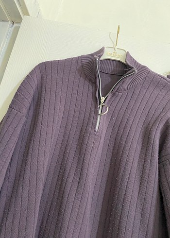 Kadın Mor Triko Uzun Kollu Takım - Görsel 5