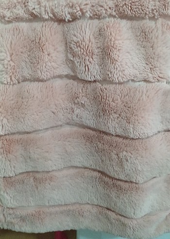 Kız Çocuk Pembe Kürklü Kolsuz Yelek 5.6 yas - Görsel 5