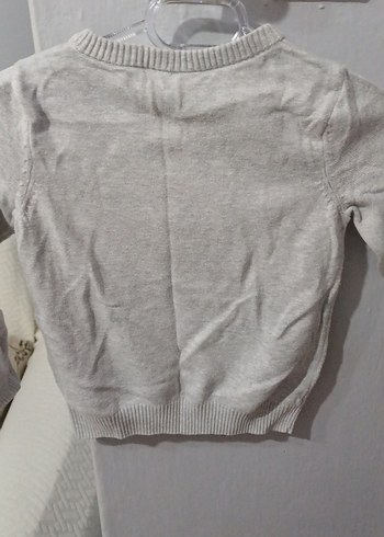 Erkek Çocuk Gri Triko Kazak 2 yas - Görsel 4