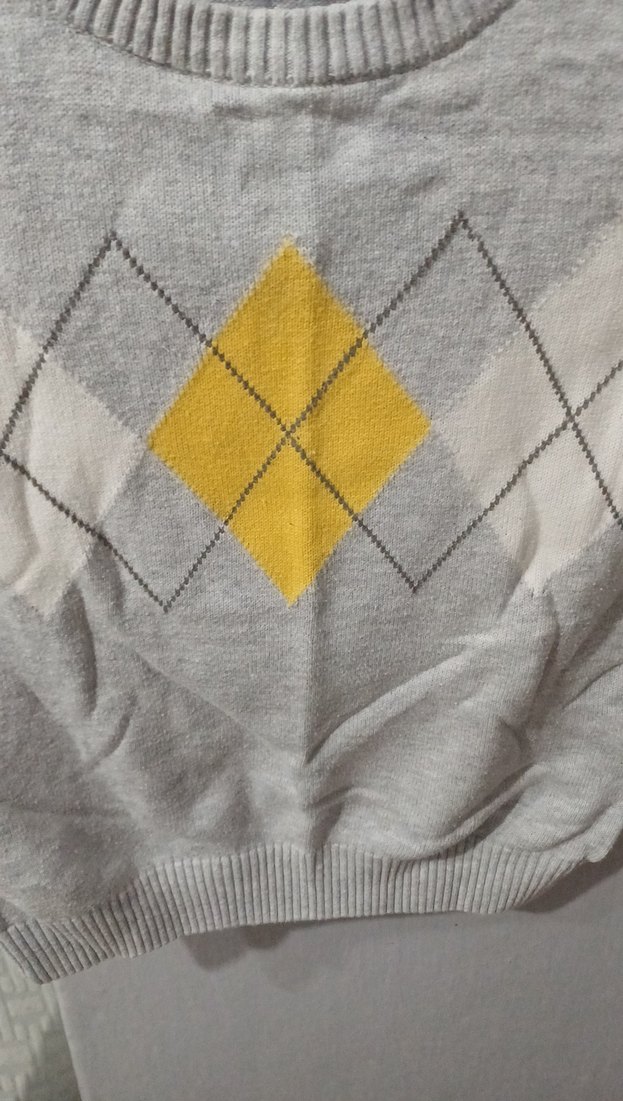 Erkek Çocuk Gri Triko Kazak 2 yas - Görsel 3