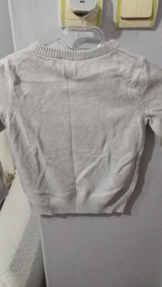 Erkek Çocuk Gri Triko Kazak 2 yas - Görsel 4