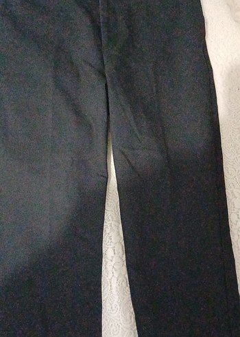 LC Waikiki Kadın Siyah Midi Kumaş Pantolon boy 90