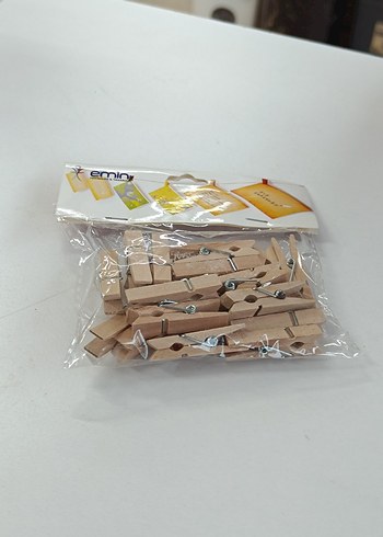 Organik Ahşap Mandal 20'li - Görsel 3