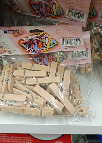 Organik Ahşap Mandal 20'li - Görsel 4