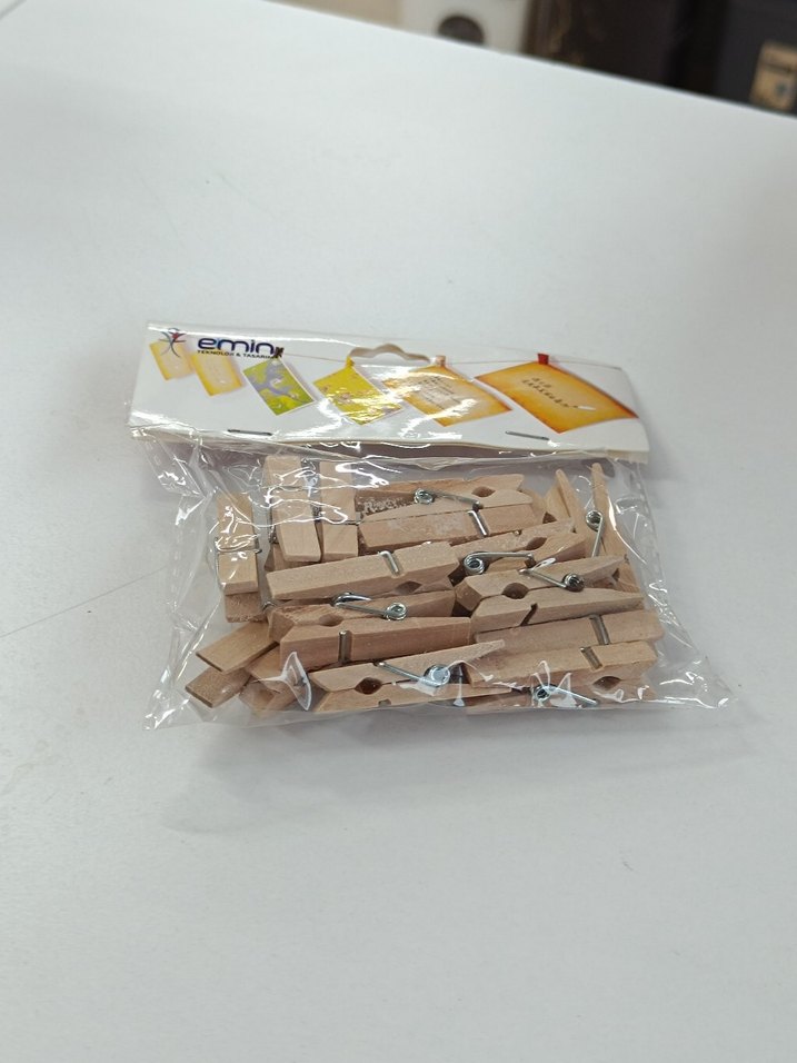 Organik Ahşap Mandal 20'li - Görsel 3