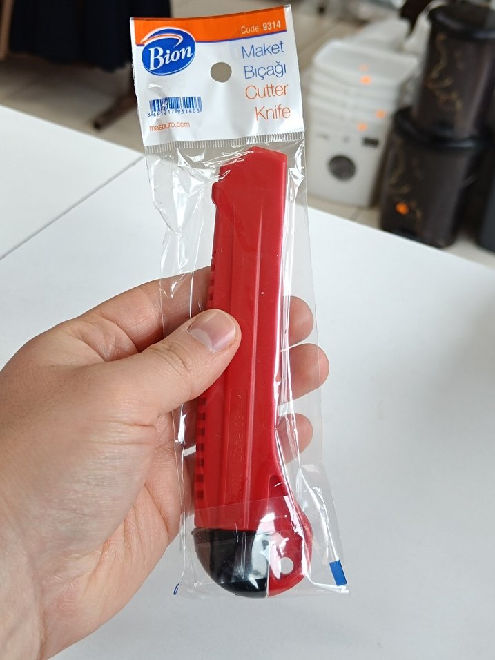 2'li Renkli Plastik Maket Bıçağı - Görsel 2