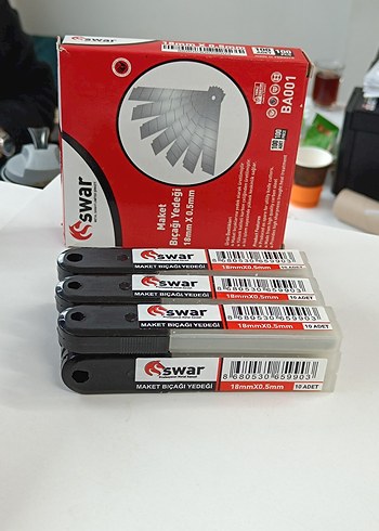 Maket Bıçağı Yedeği Swar 10'lu - Görsel 3