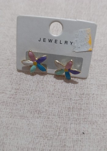 Accessorize Renkli Boncuklu Mini Çiçek Küpeler