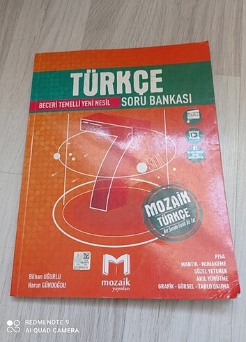 7.sınıf mozaik türkçe soru bankası 