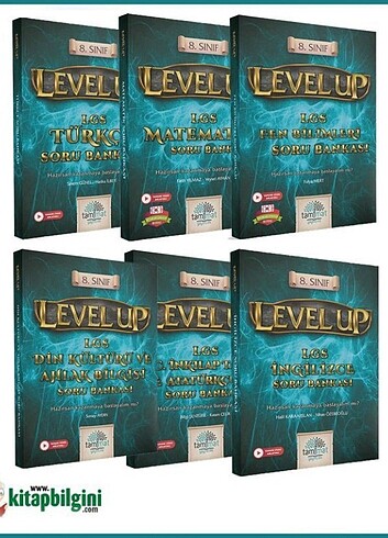 LGS TEST KİTAPLARI level up 8.sınıf 