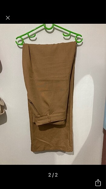 xl Beden Camel kumaş pantolon