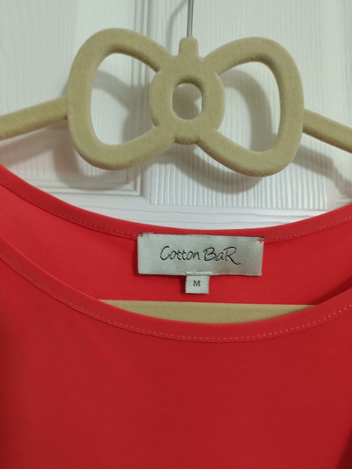 nar çiçeği Drapeli Midi Elbise - Görsel 2