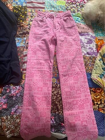 Bershka Pembe Pantolon