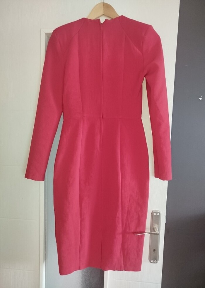 Kusursuz  kırmızı kalem elbise - Görsel 2