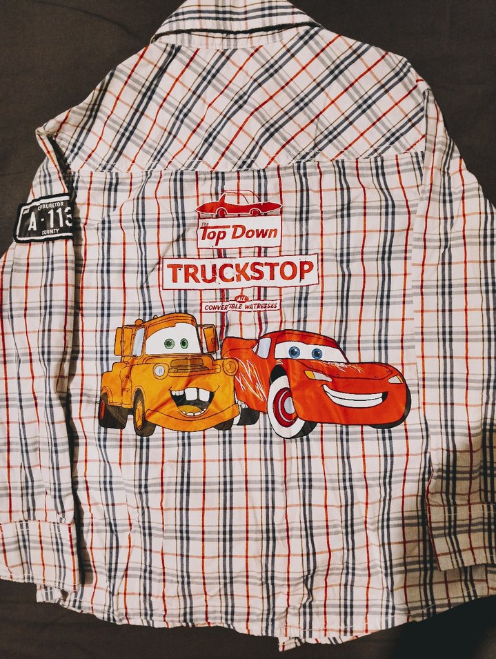 Erkek Çocuk Ekose Uzun Kollu Gömlek - Görsel 5