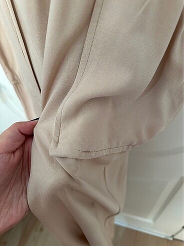 xl Beden camel Renk Krem tulum