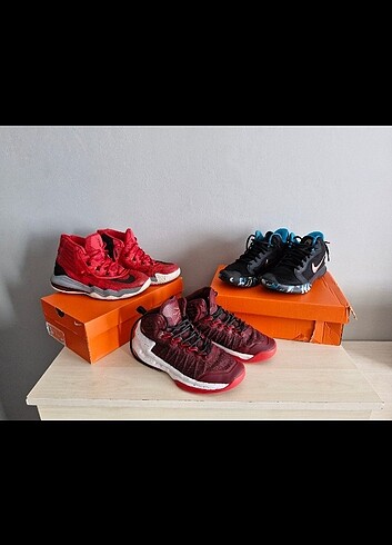 40 Beden bordo Renk Nike Basketbol Ayakkabısı 