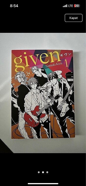 given manga