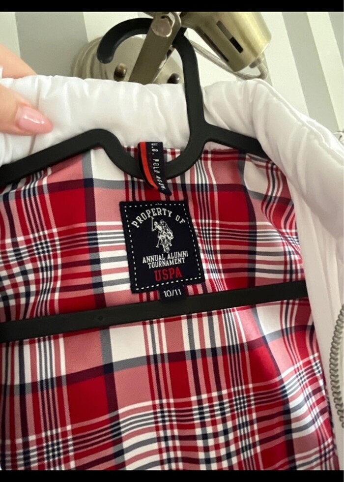 U.S. Polo beyaz şişme yelek  10-11 yaş - Görsel 3