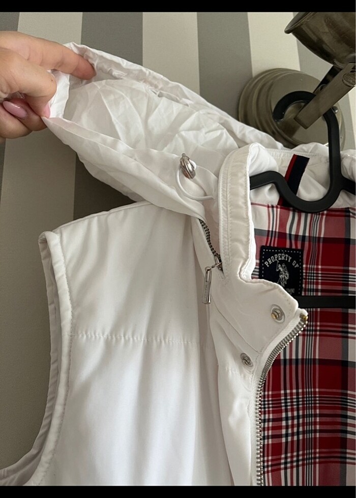 U.S. Polo beyaz şişme yelek  10-11 yaş - Görsel 4