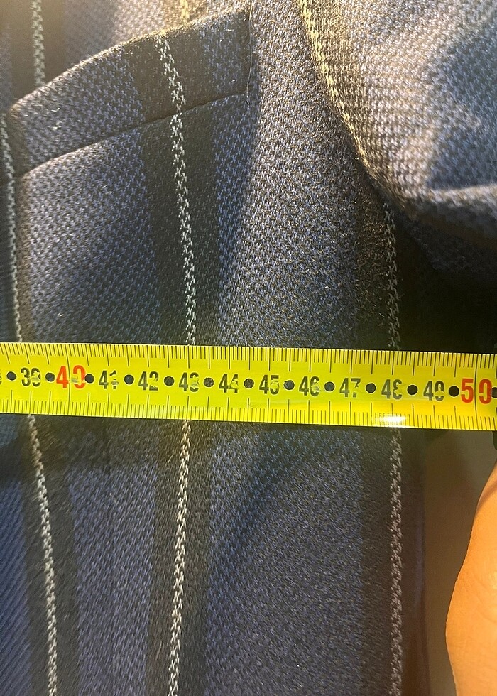 Erkek takım ceket çizgili - Görsel 4