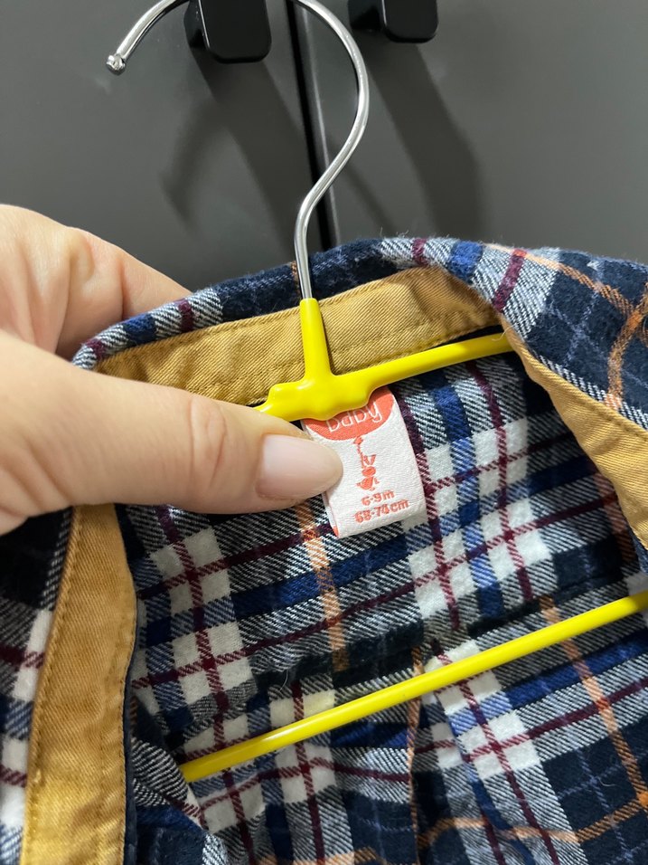 Ekoseli Erkek Çocuk Uzun Kollu Gömlek - Görsel 2