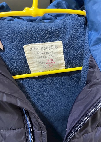 Erkek Çocuk Lacivert içi polarlı mont - Görsel 2