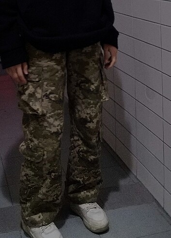 Kamuflaj kargo pantolon 