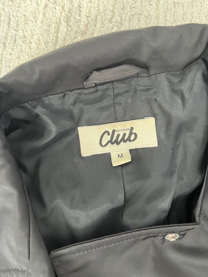 Beymen Trençkot Siyah Düğmeli Kadın Midi Ceket - Görsel 2