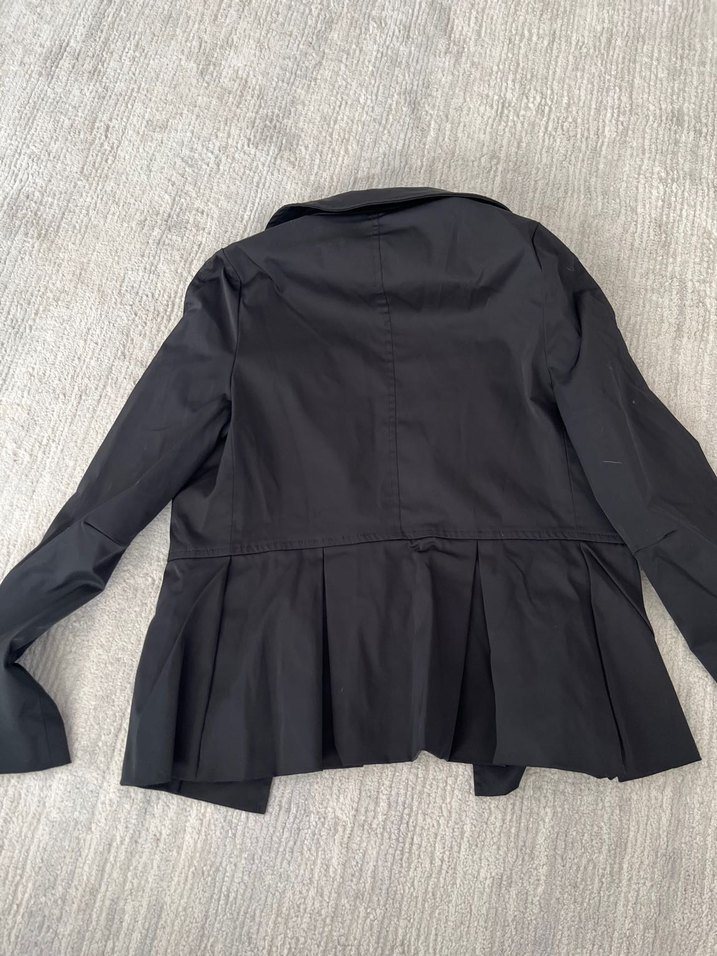 Beymen Trençkot Siyah Düğmeli Kadın Midi Ceket - Görsel 3