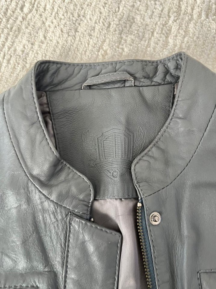 Beymen Gri Kadın Deri Biker Ceket - Görsel 2